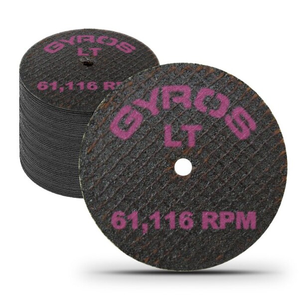 LT 1" Double Reinforced Resin Cut-Off Wheel, for Low Tensile Materials, Dia. Size 1", 50PK